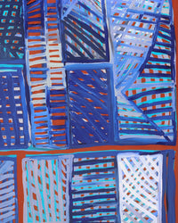 Aboriginal Artwork by Renita Stanley, Minyma Kutjara Wingellina, 150x120cm
