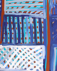 Aboriginal Artwork by Renita Stanley, Minyma Kutjara Wingellina, 150x120cm