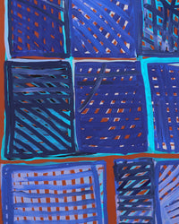 Aboriginal Artwork by Renita Stanley, Minyma Kutjara Wingellina, 150x120cm