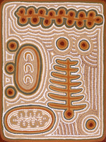 Aboriginal Art by Rita Watson, Irlupa, 101x76cm - ART ARK®