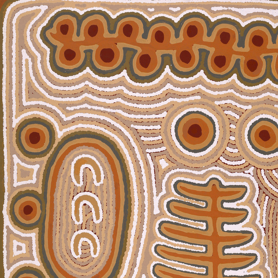Aboriginal Artwork by Rita Watson, Irlupa, 101x76cm
