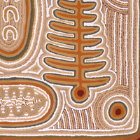 Aboriginal Artwork by Rita Watson, Irlupa, 101x76cm