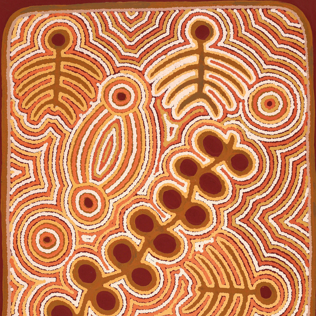 Aboriginal Artwork by Rita Watson, Irlupa, 91x61cm