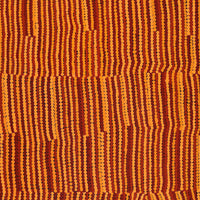 Aboriginal Artwork by Rachelle Nakamarra Curtis, Warna Jukurrpa (Snake Dreaming), 76x61cm