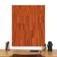 Aboriginal Artwork by Rachelle Nakamarra Curtis, Warna Jukurrpa (Snake Dreaming), 76x61cm