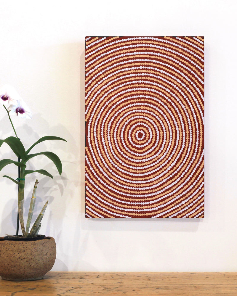 Aboriginal Artwork by Rosita Ward,Tali Tjuta - Patjarr WA, 46x30cm