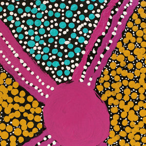 Aboriginal Artwork by Rowena Nelson, Walka Wiru Ngura Wiru, 101x76cm - ART ARK®