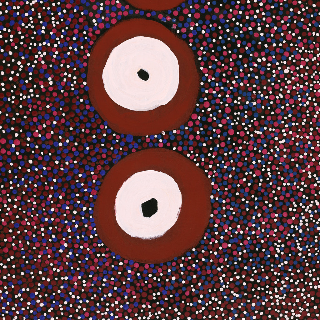 Aboriginal Art by Rowena Nelson, Ninuku Tjukurpa, 71x46cm - ART ARK®