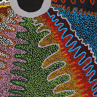 Aboriginal Artwork by Rowena Nelson, Ninuku Tjukurpa, 91x61cm