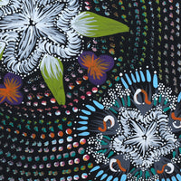 Aboriginal Art by Runa Napangardi Williams, Ngurlu Jukurrpa (Native Seed Dreaming), 40x40cm - ART ARK®