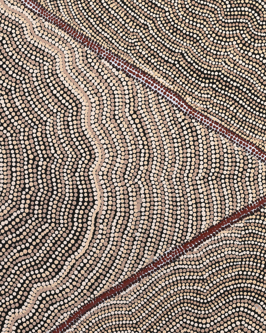 Aboriginal Artwork by Ruth Wayne, Ngayuku Ngura, 102x76cm