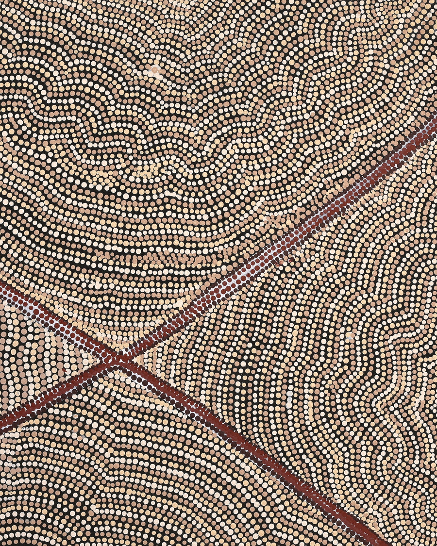 Aboriginal Artwork by Ruth Wayne, Ngayuku Ngura, 102x76cm