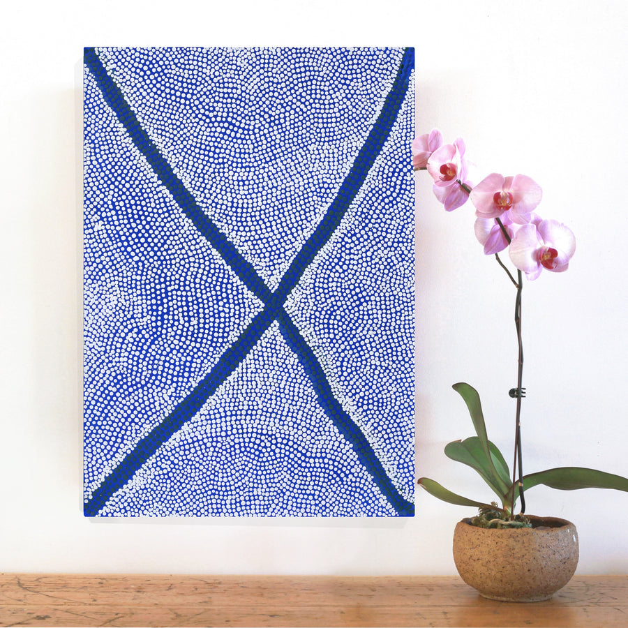 Aboriginal Artwork by Ruth Wayne, Ngayuku Ngura, 61x44cm