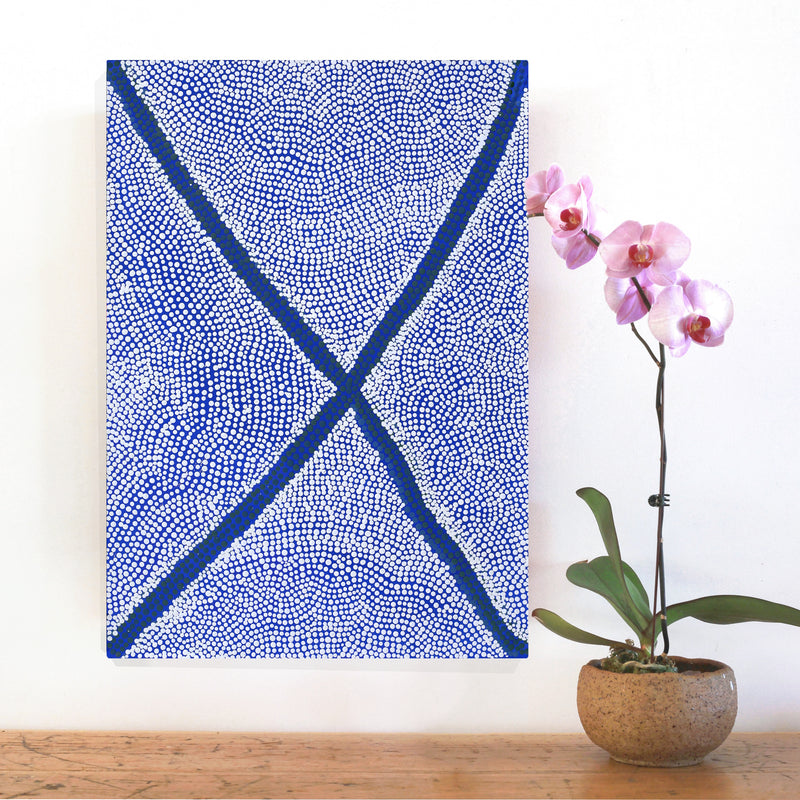 Aboriginal Artwork by Ruth Wayne, Ngayuku Ngura, 61x44cm