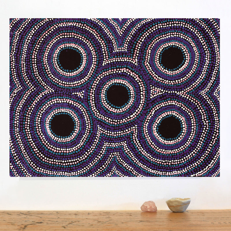 Aboriginal Artwork by Ruth Wayne, Walka, 61x46cm