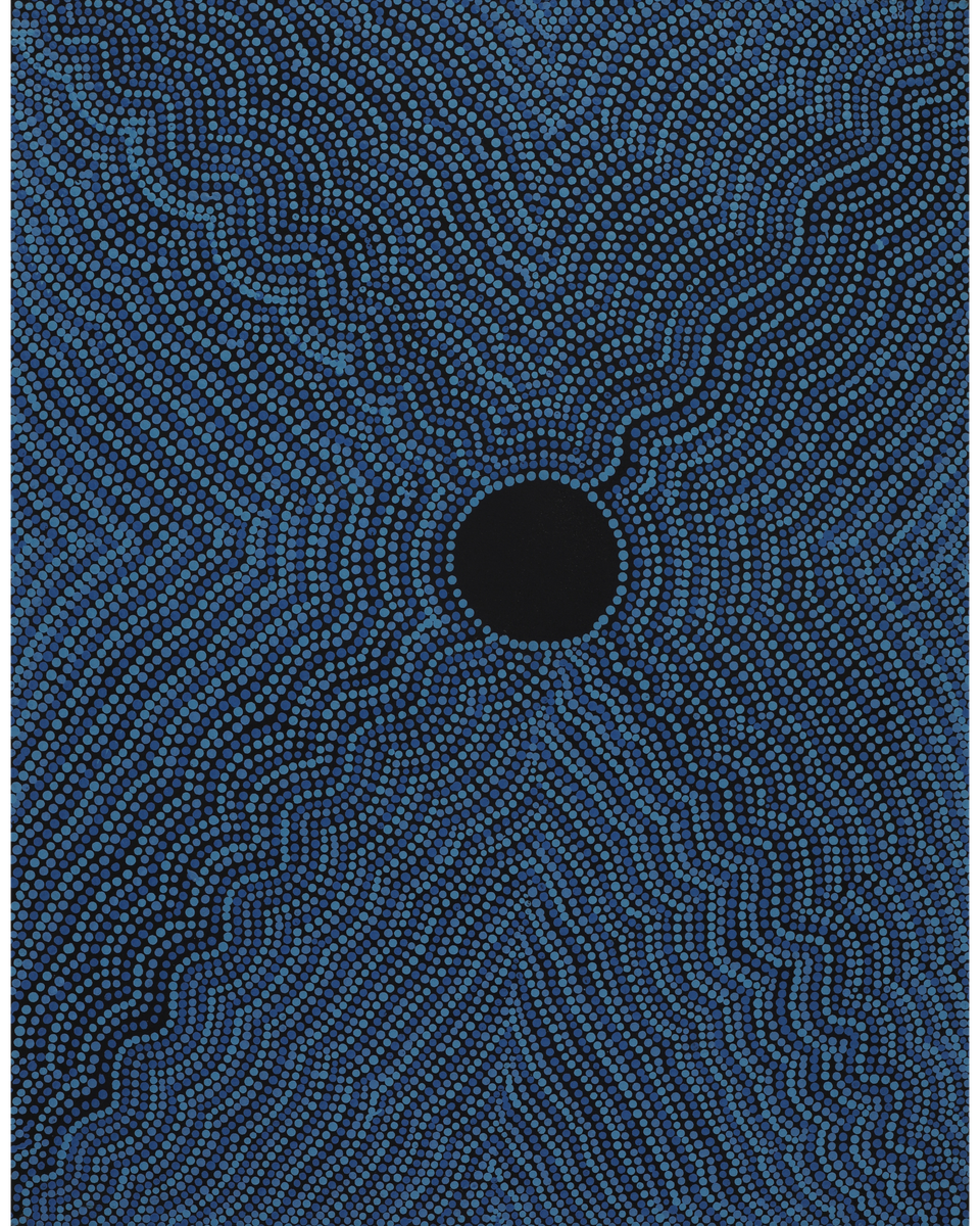 Aboriginal Artwork by Ruth Wayne, Ngayuku Ngura, 92x72cm