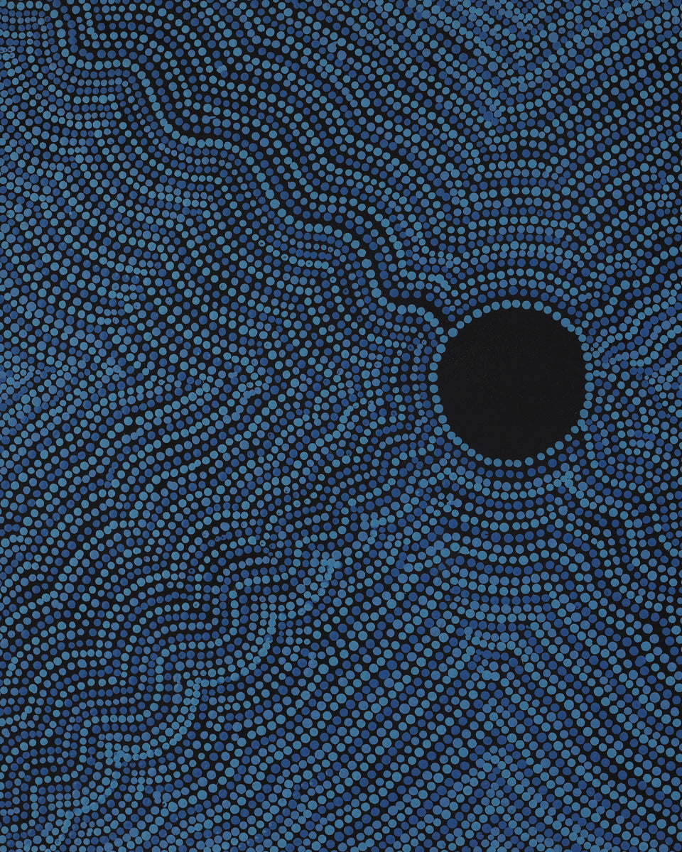 Aboriginal Artwork by Ruth Wayne, Ngayuku Ngura, 92x72cm