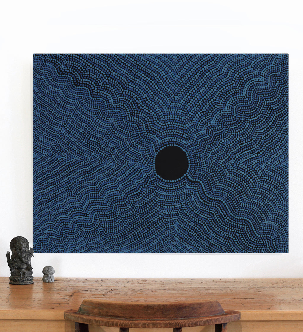 Aboriginal Artwork by Ruth Wayne, Ngayuku Ngura, 92x72cm