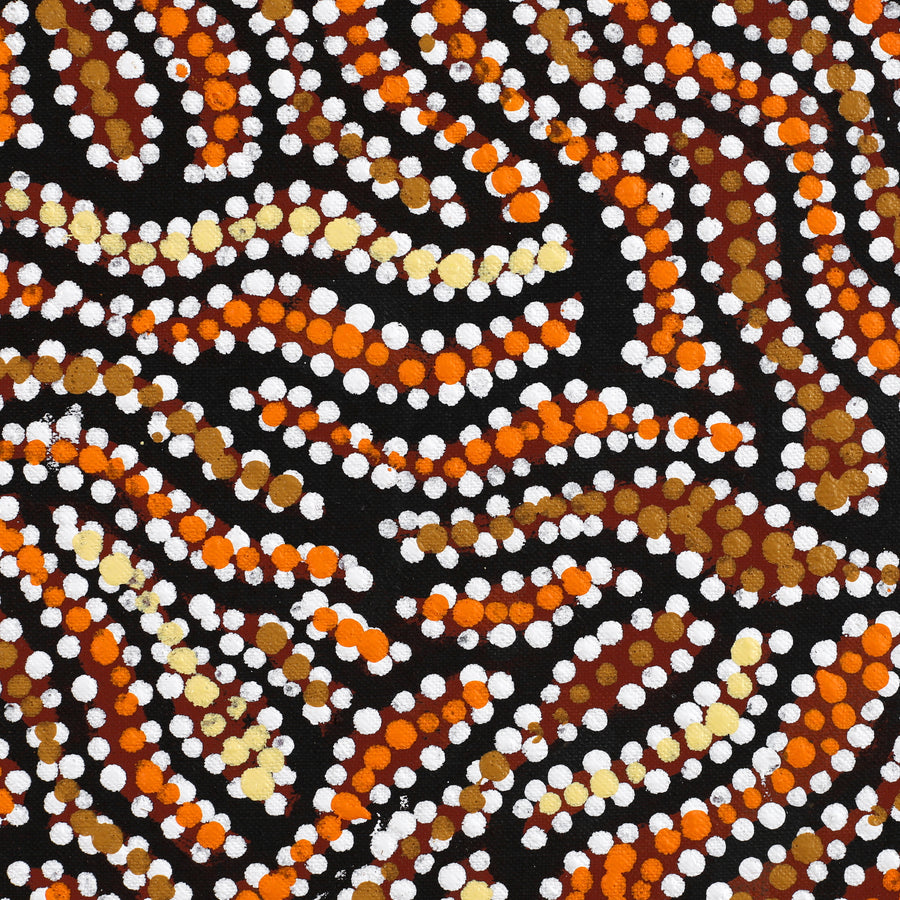 Aboriginal Artwork by Sabrina Napangardi Granites, Mina Mina Jukurrpa, 76x61cm