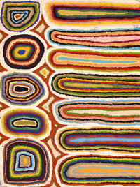 Aboriginal Artwork by Samuel Miller, Ngayuku Ngurra, 101x76cm