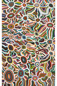Aboriginal Artwork by Samuel Miller, Ngayuku Ngurra, 122x76cm