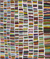 Aboriginal Artwork by Samuel Miller, Ngayuku Ngurra, 82x76cm