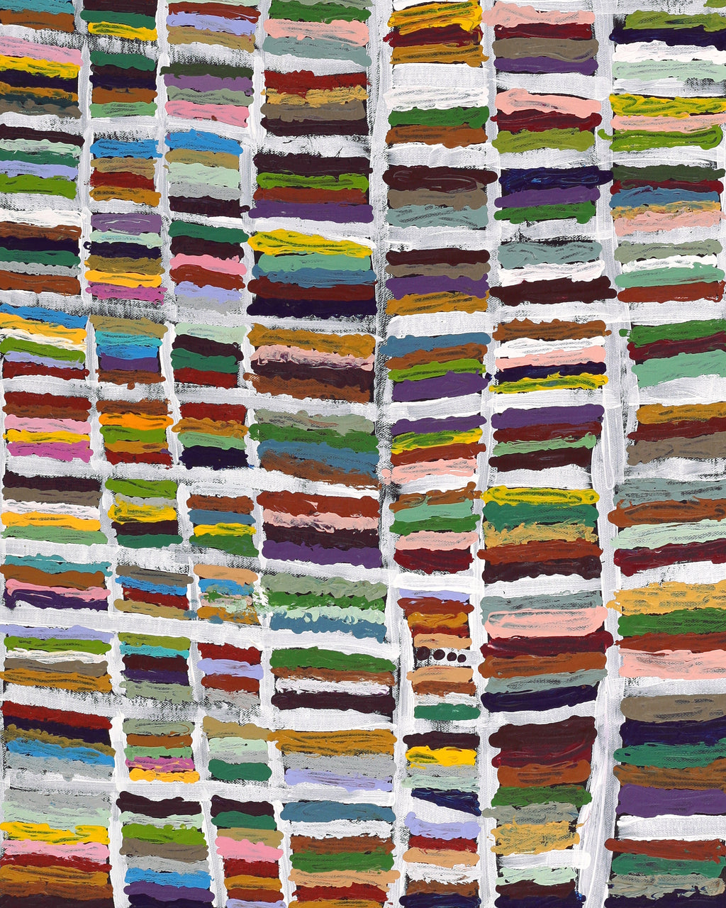 Aboriginal Artwork by Samuel Miller, Ngayuku Ngurra, 82x76cm