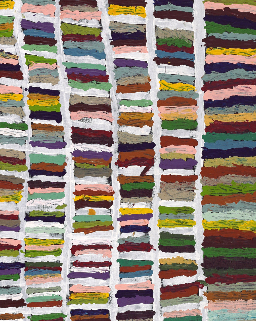Aboriginal Artwork by Samuel Miller, Ngayuku Ngurra, 82x76cm