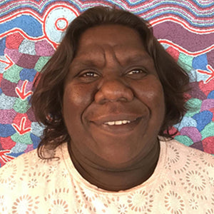 Aboriginal Artwork by Sabrina Nungarrayi Gibson, Yankirri Jukurrpa (Emu Dreaming) - Ngarlikirlangu, 30x30cm - ART ARK®