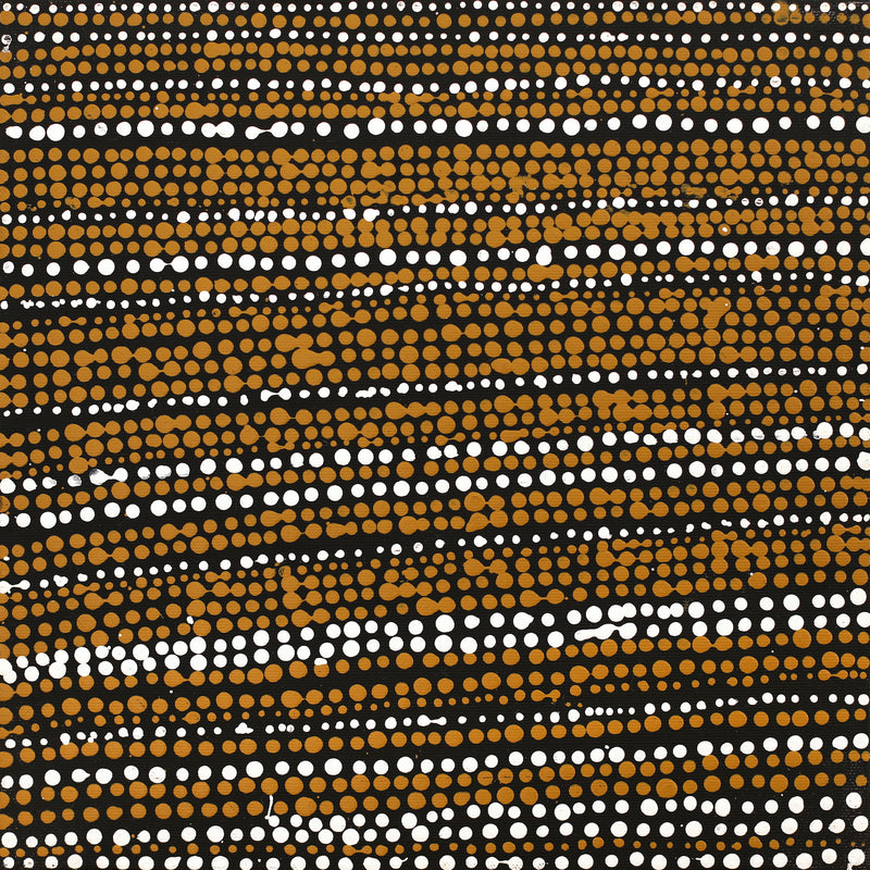 Aboriginal Artwork by Sabrina Napangardi Granites, Mina Mina Jukurrpa (Mina Mina Dreaming), 30x30cm