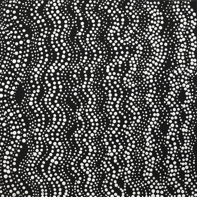 Aboriginal Artwork by Sabrina Napangardi Granites, Mina Mina Jukurrpa (Mina Mina Dreaming), 30x30cm
