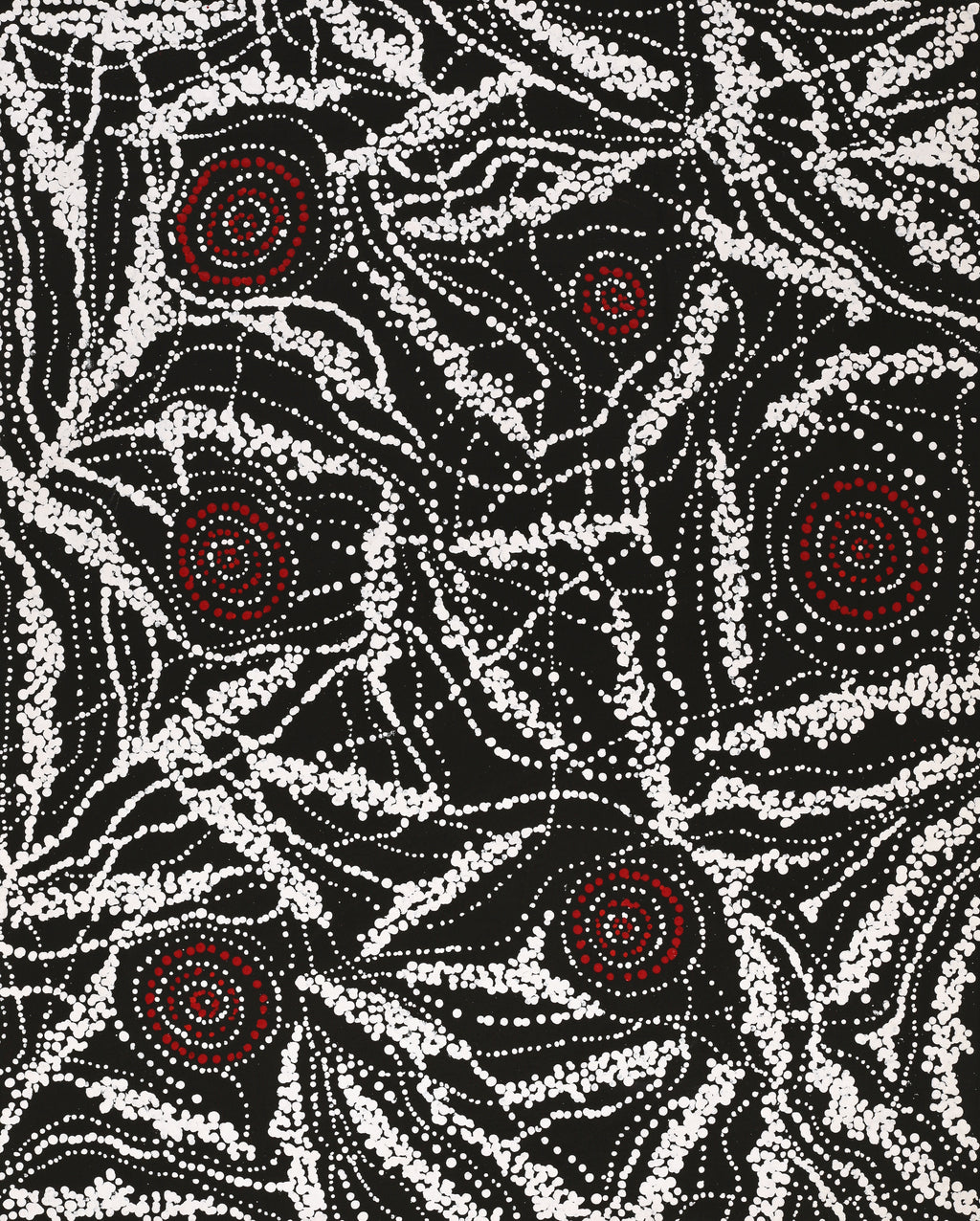 Aboriginal Artwork by Sabrina Napangardi Granites, Mina Mina Jukurrpa, 76x61cm