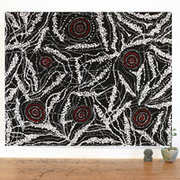 Aboriginal Artwork by Sabrina Napangardi Granites, Mina Mina Jukurrpa, 76x61cm