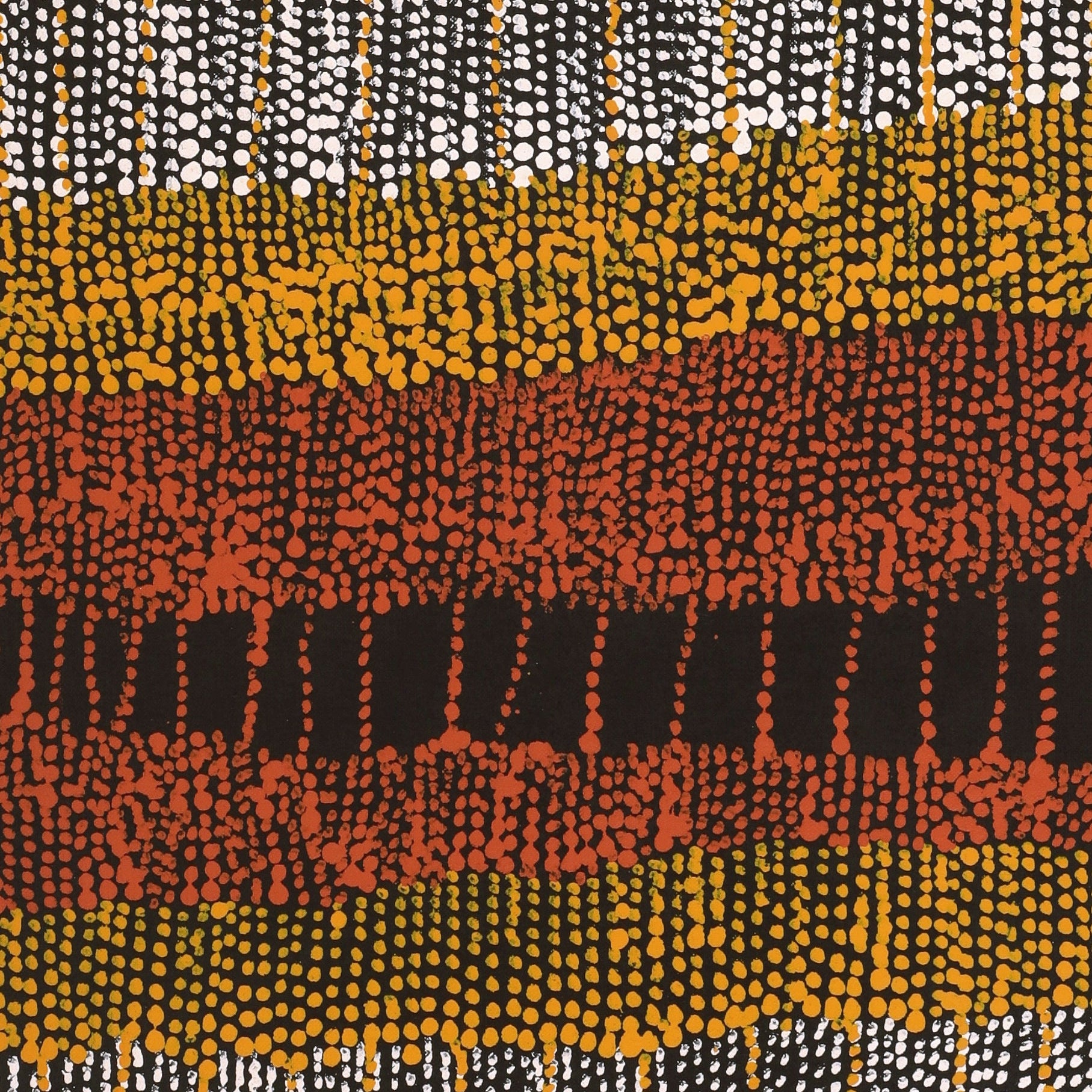 Sabrina Robertson - Art aborigène | 107x30cm | 2491 - ART ARK®