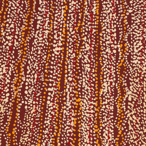 Aboriginal Art by Sabrina Nangala Robertson, Ngapa Jukurrpa (Water Dreaming) - Pirlinyarnu, 152x61cm - ART ARK®
