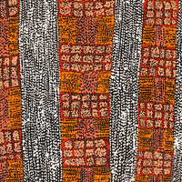 Aboriginal Artwork by Sabrina Nangala Robertson, Ngapa Jukurrpa (Water Dreaming) - Pirlinyarnu, 61x46cm