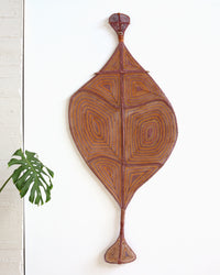 Aboriginal Artwork by Samantha Malkudja, Yawkyawk - fish-women spirit, 183x79cm