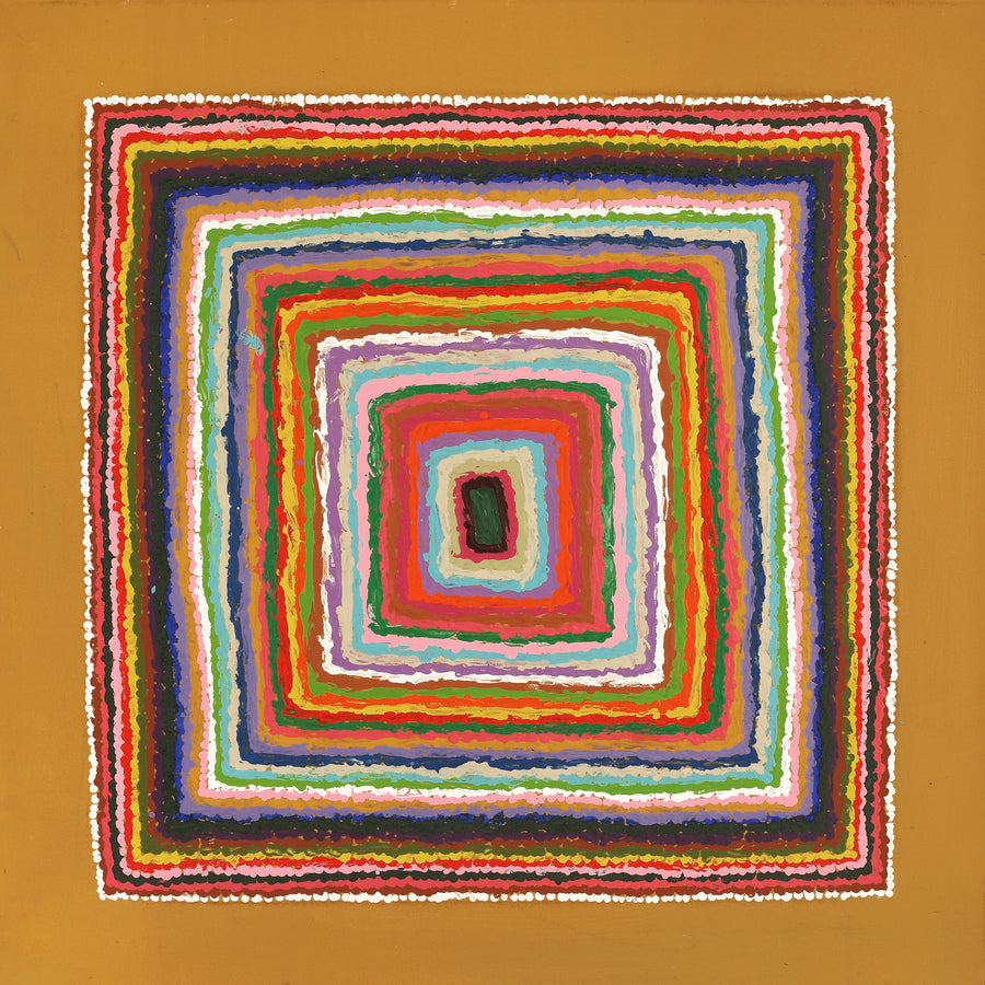 Aboriginal Artwork by Samuel Miller, Ngayuku Ngurra, 61x61cm