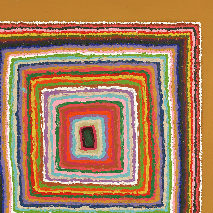 Aboriginal Artwork by Samuel Miller, Ngayuku Ngurra, 61x61cm