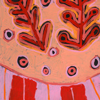 Aboriginal Artwork by Saraeva Napangardi Marshall, Mina Mina Dreaming, 61x46cm