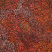 Aboriginal Artwork by Sarah Napurrurla Leo, Ngapa Jukurrpa (Water Dreaming) - Puyurru, 122x122cm