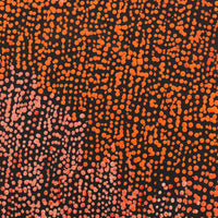 Aboriginal Artwork by Sarah Napurrurla Leo, Ngapa Jukurrpa (Water Dreaming) - Puyurru, 122x122cm