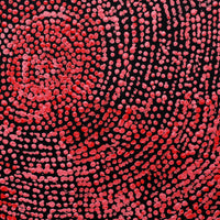 Aboriginal Artwork by Sarah Napurrurla Leo, Ngapa Jukurrpa (Water Dreaming) - Puyurru, 30x30cm
