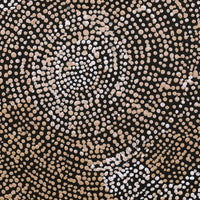 Aboriginal Artwork by Sarah Napurrurla Leo, Ngapa Jukurrpa (Water Dreaming) - Puyurru, 30x30cm