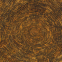 Aboriginal Artwork by Sarah Napurrurla Leo, Ngapa Jukurrpa (Water Dreaming) - Puyurru, 30x30cm