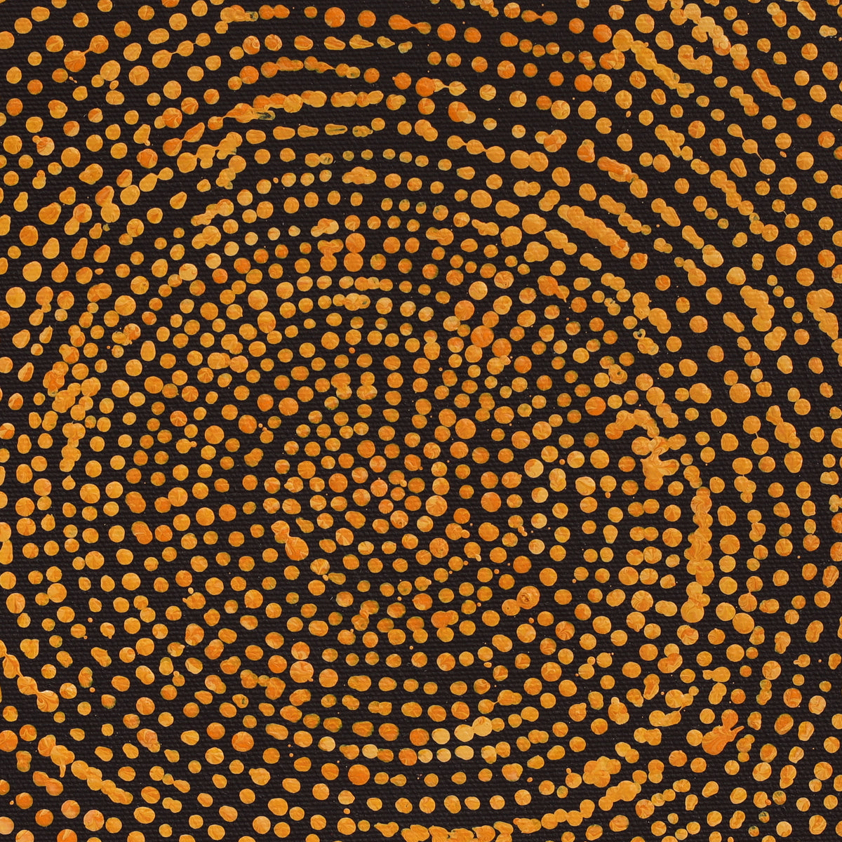 Aboriginal Artwork by Sarah Napurrurla Leo, Ngapa Jukurrpa (Water Dreaming) - Puyurru, 30x30cm
