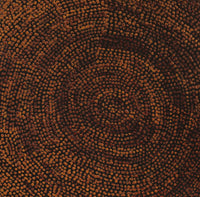 Aboriginal Artwork by Sarah Napurrurla Leo, Ngapa Jukurrpa (Water Dreaming) - Puyurru, 30x30cm