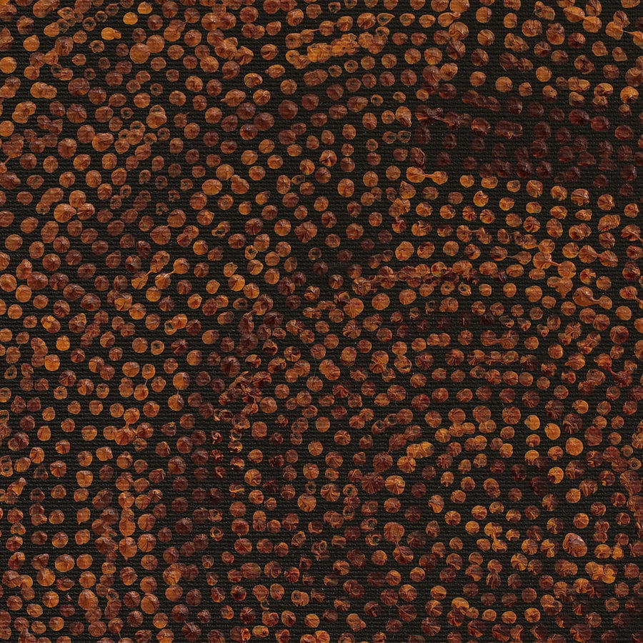 Aboriginal Artwork by Sarah Napurrurla Leo, Ngapa Jukurrpa (Water Dreaming) - Puyurru, 30x30cm