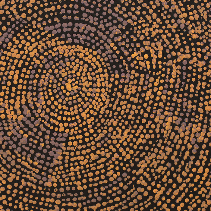 Aboriginal Art by Sarah Napurrurla Leo, Ngapa Jukurrpa (Water Dreaming) - Puyurru, 30x30cm - ART ARK®