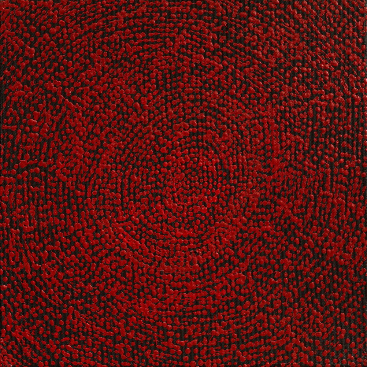 Aboriginal Artwork by Sarah Napurrurla Leo, Ngapa Jukurrpa (Water Dreaming) - Puyurru, 30x30cm
